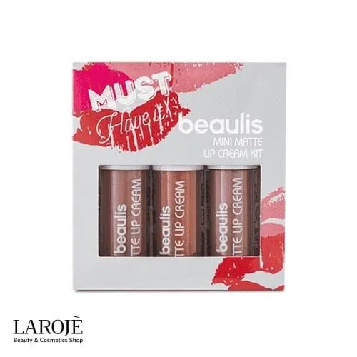 ست رژ لب مینی و مات بیولیس Beaulis مدل 242