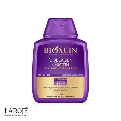 شامپو ضد ریزش و حجم دهنده بیوکسین Bioxcin مدل Collagen & Biotin - تصویر ۱ شامپو ضد ریزش و حجم دهنده بیوکسین Bioxcin مدل Collagen & Biotin - تصویر ۱