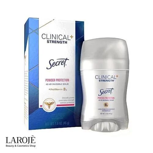 دئودرانت استیکی ضد تعریق کلینیکال سکرت Clinical Secret - تصویر ۱ دئودرانت استیکی ضد تعریق کلینیکال سکرت Clinical Secret - تصویر ۱