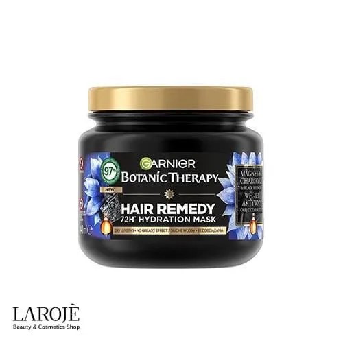 ماسک موی پاکسازی و آبرسان ذغال و روغن سیاه دانه گارنیر Garnier