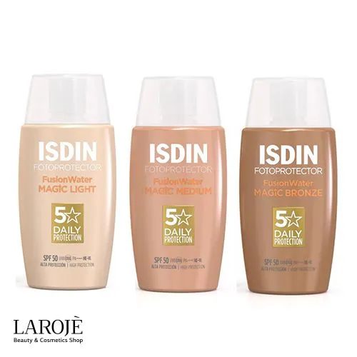 ضد آفتاب فیوژن واتر رنگی ایزدین Isdin مدل Magic - تصویر ۱