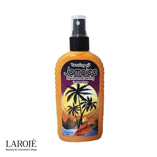 روغن برنز کننده بدن جامائیکا Jamaica حاوی عصاره هویج - تصویر ۱ روغن برنز کننده بدن جامائیکا Jamaica حاوی عصاره هویج - تصویر ۱