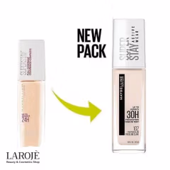 کرم پودر 30 ساعته میبلین Maybelline مدل سوپر استی - تصویر ۳