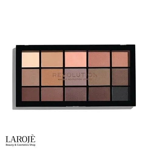 پلت سایه 15 رنگ رولوشن Revolution مدل Basic Matte
