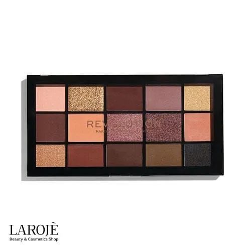 پلت سایه 15 رنگ رولوشن Revolution مدل Velvet Rose - تصویر ۱ پلت سایه 15 رنگ رولوشن Revolution مدل Velvet Rose - تصویر ۱