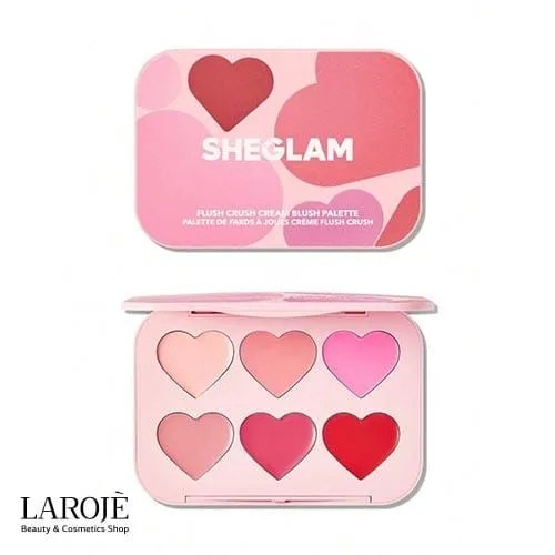 پالت رژگونه کرمی شیگلم مدل Blushing Bouquet