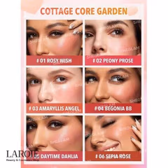 پالت رژگونه کرمی شیگلم مدل Cottage Core Garden - تصویر ۳