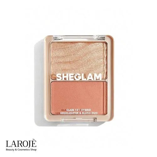پلت رژگونه و هایلایتر پودری شیگلم Sheglam