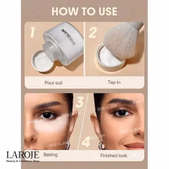 پودر فیکس بلوری شیگلم Sheglam رنگ Translucent - تصویر ۶