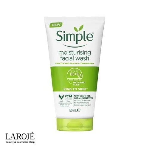 ژل شستشوی صورت سیمپل Simple مدل Moisturising