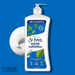 لوسیون بدن بازسازی کننده پوست سنت ایوز St Ives حاوی الاستین و کلاژن - تصویر ۲