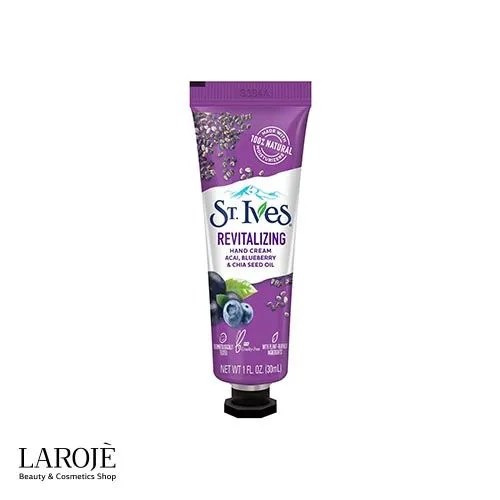 کرم دست بازسازی کننده سنت ایوز St Ives حاوی بلوبری و روغن دانه چیا