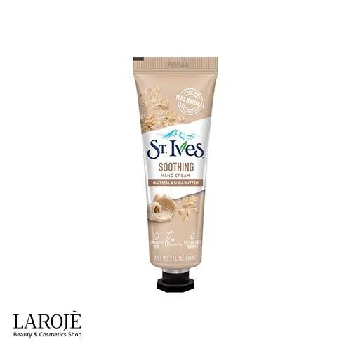 کرم دست تسکین دهنده سنت ایوز St Ives حاوی جو دوسر و شی باتر - تصویر ۱ کرم دست تسکین دهنده سنت ایوز St Ives حاوی جو دوسر و شی باتر - تصویر ۱