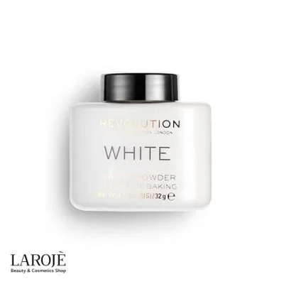Revolution Baking Powder White 1 1 | پودر فیکس رولوشن Revolution رنگ White | فروشگاه اینترنتی لاروژ