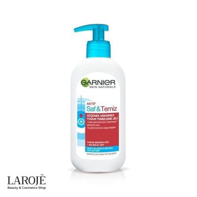 Garnier Cleanser Pure Active 1 | ژل شستشوی ضدجوش پیور اکتیو گارنیر Garnier | فروشگاه اینترنتی لاروژ