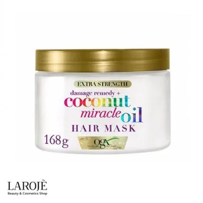 OGX Coconut Oil Hair Mask 1 | ماسک مو روغن نارگیل او جی ایکس OGX | فروشگاه اینترنتی لاروژ