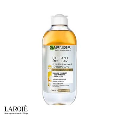 Garnier Micellar 2Phase Yellow 1 | میسلار واتر دوفاز حاوی روغن آرگان گارنیر Garnier | فروشگاه اینترنتی لاروژ