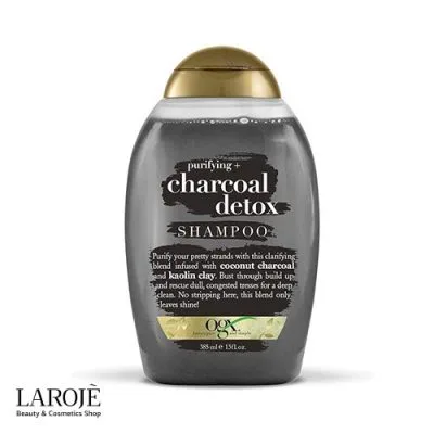 OGX Charcoal | شامپو زغال او جی ایکس OGX | فروشگاه اینترنتی لاروژ