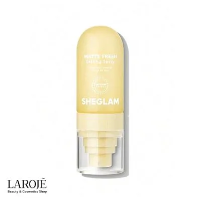 Sheglam Setting Spray Yellow 1 | اسپری فیکس شیگلم Sheglam مدل Matte Fresh | فروشگاه اینترنتی لاروژ