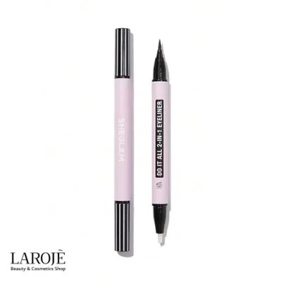 Sheglam Liner 2 in 1 1 | خط چشم دو سر پاکن دار شیگلم Sheglam مدل Do It All | فروشگاه اینترنتی لاروژ