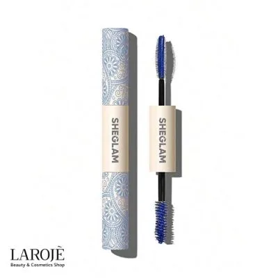 Sheglam Mascara Blue 1 | ریمل دو سر بلند کننده و حجم دهنده ضد آب شیگلم Sheglam رنگ آبی | فروشگاه اینترنتی لاروژ