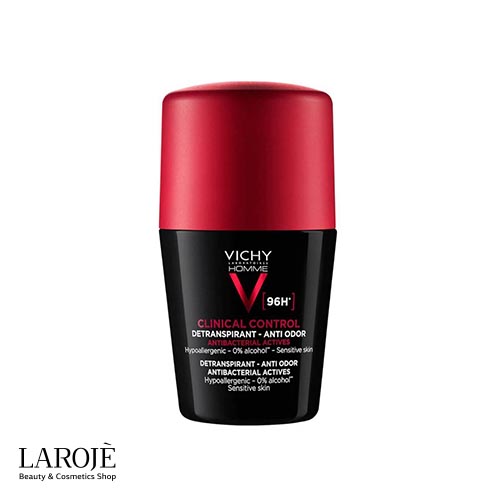 Vichy 96H Black | دئودرانت رولی 96 ساعته مخصوص آقایان کلینیکال کنترل ویشی Vichy | فروشگاه اینترنتی لاروژ