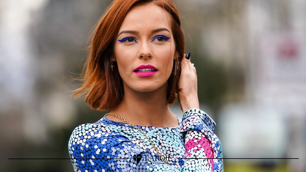 خط چشم رنگی