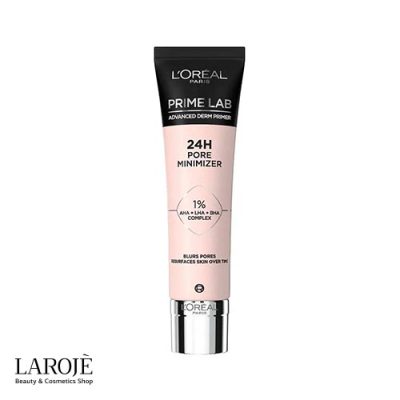 Loreal Primer Pore Minimizer 1 | پرایمر کوچک کننده منافذ پوست لورال L'oreal | فروشگاه اینترنتی لاروژ